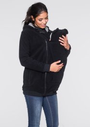 Mammafleecejacka med babyficka för graviditeten och efteråt, bpc bonprix collection