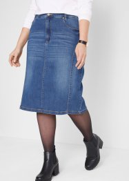 Stretchig kjol med bekväm hög midja, bpc bonprix collection
