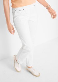 Jeans med medelhög ribbstickad midja, bpc bonprix collection