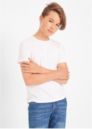 Bonprix T-shirt i basmodell för barn (3-pack), ekologisk bomull, bpc bonprix collection