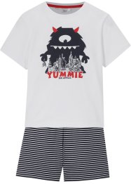 Bonprix Pyjamasset med shorts och T-shirt, bpc bonprix collection