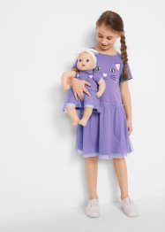 Klänning för barn och dockklänning (2 delar), ekologisk bomull, bpc bonprix collection