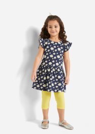 Jerseyklänning + ¾-leggings för barn (2 delar), ekologisk bomull, bpc bonprix collection