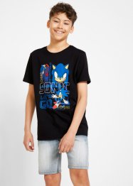 Bonprix T-shirt med Sonic-tryck för pojkar, Sonic