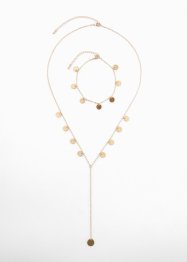 Bonprix Smyckesset med halsband och armband (2 delar), bpc selection premium