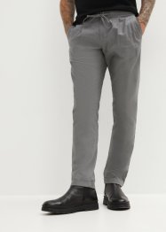 Chinos med gubbveck, normal passform, avsmalnande ben, med linne, bpc selection