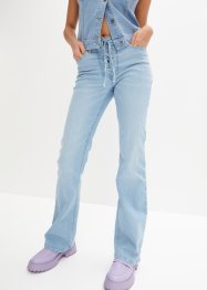 Jeans med snörning och utsvängda ben, RAINBOW