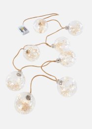 Bonprix LED-ljusslinga med 8 bollar torkade blommor, bpc living bonprix collection