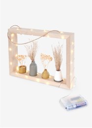 Prydnadsföremål med LED-belysning och gräs, bpc living bonprix collection