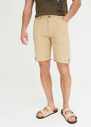 Bonprix Bermudas med linneandel och uppvikta benslut, Regular Fit, bpc bonprix collection