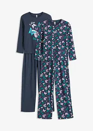 Bonprix Pyjamas med ekologisk bomull (dubbelpack 2 delar), bonprix