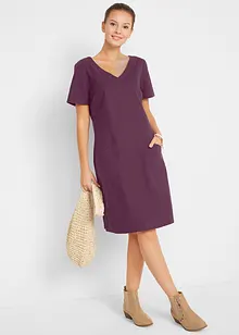 Miniklänning i linnemix, bonprix Miniklänning i linnemix, bonprix