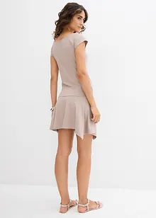 Trikåklänning med skärpdetalj, bonprix Trikåklänning med skärpdetalj, bonprix