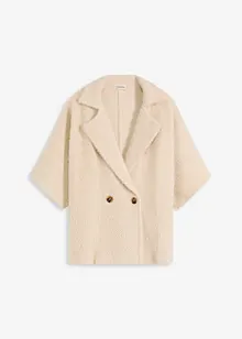 Stickad kofta av fjädergarn, bonprix Stickad kofta av fjädergarn, bonprix