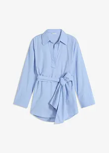 Knytblus av ren bomull, bonprix Knytblus av ren bomull, bonprix