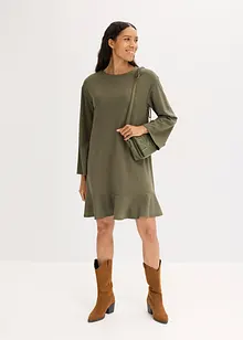 Kort klänning med volang, av punto di roma, bonprix Kort klänning med volang, av punto di roma, bonprix