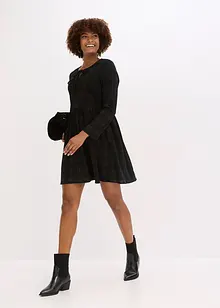 Kort manchesterklänning med rutigt mönster, bonprix Kort manchesterklänning med rutigt mönster, bonprix