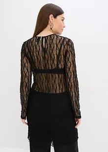 Kort spetsklänning, bonprix Kort spetsklänning, bonprix