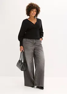 Tröja i följsam viskosmix, bonprix Tröja i följsam viskosmix, bonprix