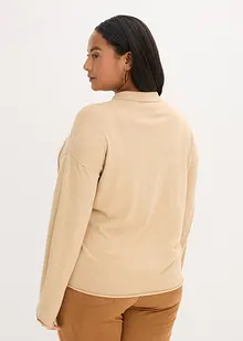 Finstickad skjorta, bonprix Finstickad skjorta, bonprix