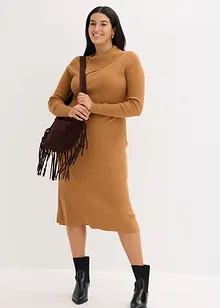 Stickad klänning i följsam viskosmix, bonprix Stickad klänning i följsam viskosmix, bonprix