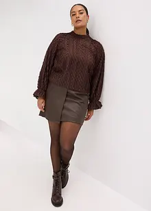 Blus i material med struktur, bonprix Blus i material med struktur, bonprix