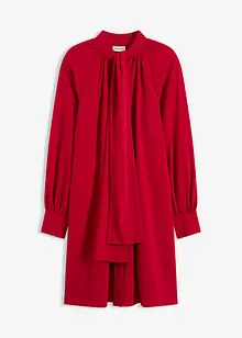 Blusklänning med krage med knytband, bonprix Blusklänning med krage med knytband, bonprix