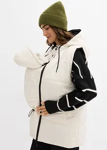 Fodrad och vändbar mammaväst med babyficka, bonprix Fodrad och vändbar mammaväst med babyficka, bonprix