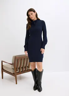 Stickad klänning i mjuk viskosmix, bonprix Stickad klänning i mjuk viskosmix, bonprix