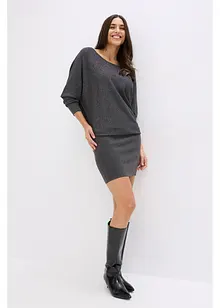 Stickad klänning i mjuk viskosmix, bonprix Stickad klänning i mjuk viskosmix, bonprix