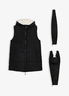 Fodrad och vändbar mammaväst med babyficka, bonprix Fodrad och vändbar mammaväst med babyficka, bonprix