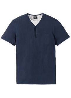 T-shirt med lager-på-lager-look, normal passform, bpc bonprix collection T-shirt med lager-på-lager-look, normal passform, bpc bonprix collection