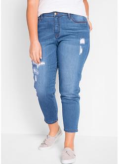 Girlfriendjeans med destroyed-effekter, 7/8-längd – designade av Maite Kelly, bpc bonprix collection Girlfriendjeans med destroyed-effekter, 7/8-längd – designade av Maite Kelly, bpc bonprix collection