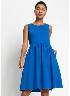 Jerseyklänning med fickor i ren bomull, bonprix Jerseyklänning med fickor i ren bomull, bonprix