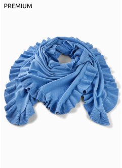 Extra stor scarf med sidenandel, bonprix PREMIUM
