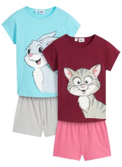 Pyjamas med shorts för barn (4-pack), bpc bonprix collection