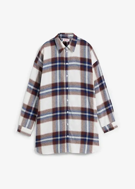 Flanellskjorta av ren bomull