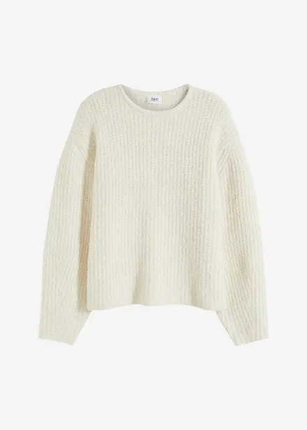 Fluffig stickad tröja