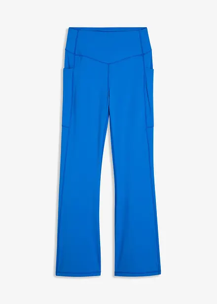 Sportleggings med mobilficka, utställda ben