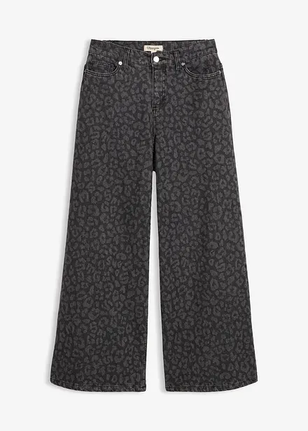 Wide Leg Jeans Mid Waist