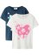 T-shirt för barn (2-pack), ekologisk bomull, bpc bonprix collection
