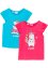 T-shirt (2-pack) för flickor, ekologisk bomull, bpc bonprix collection