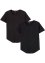 T-shirt i slubgarn, smal passform (2-pack), RAINBOW