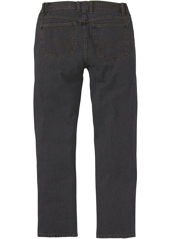 Classic Fit jeans med resår i sidan av midjan, Straight, bonprix