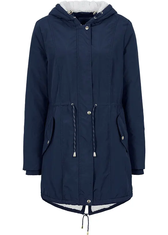 Parkas med teddyfoder, bonprix
