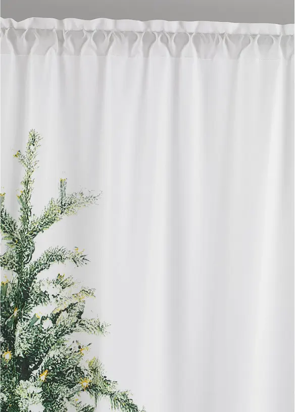 LED-gardinlängd med julgranstryck (1-pack), bonprix