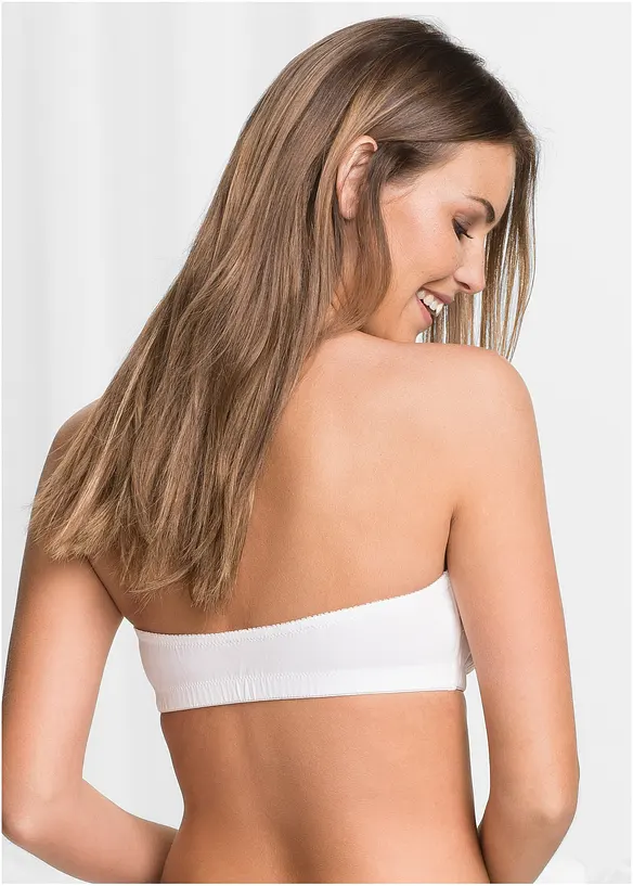 Bandåbehå (A- till C-kupa), ekologisk bomull (2-pack), bonprix