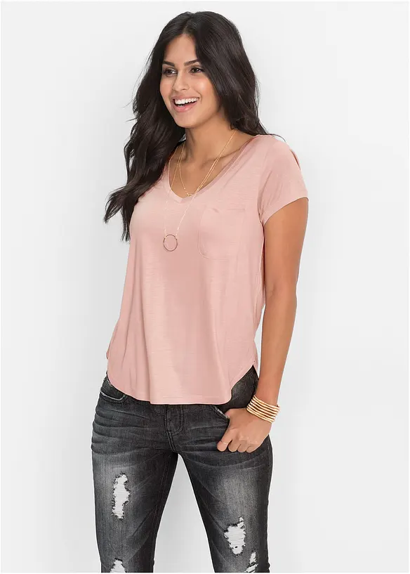 T-shirt i mjuk viskos, bonprix
