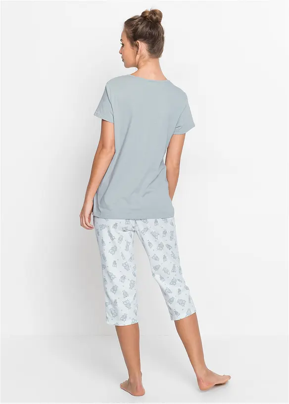Kortärmad capripyjamas, bonprix