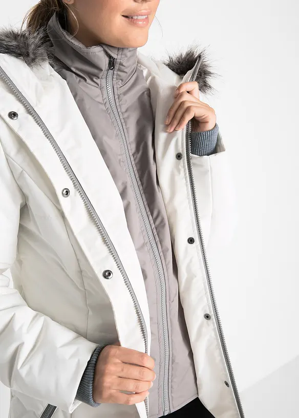 Vinterjacka med 2-i-1-look, bonprix